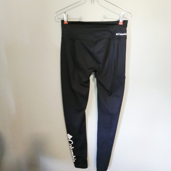 Columbia Black Sportswear Leggings with Logo Small - Picture 7 of 10